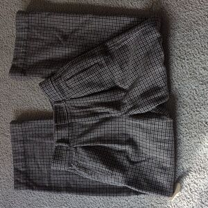 Everlane Plaid Academia Wool Blend Pants Size 0